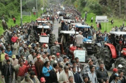 Kolumbien seit Tagen auf der Stra�e